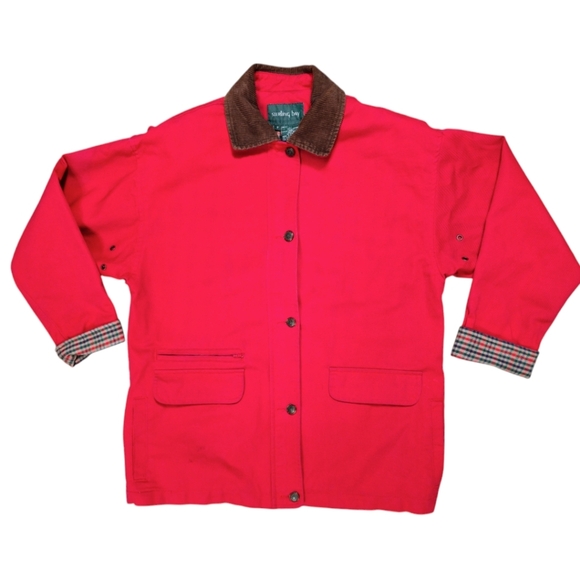 sterling bay Jackets & Blazers - VINTAGE STERLING BAY CHORE CANVAS JACKET
